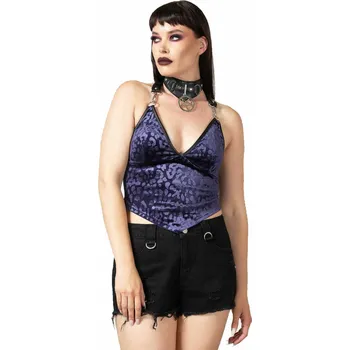 tílko dámské - Alley Cat Halter - KILLSTAR - KSRA006412