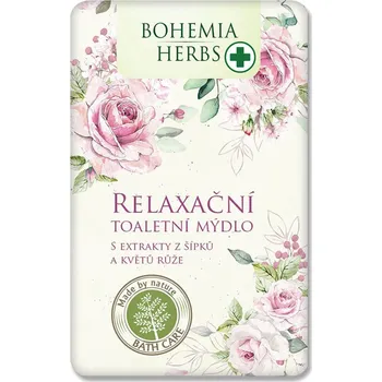Mýdlo Bohemia Herbs toaletní mýdlo 100 g s glycerinem a vůní růže