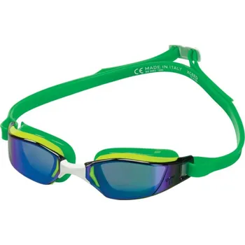 Plavecké brýle Brýle plavecké XCEED TITANIUM, zelený titan/žluto-zelená