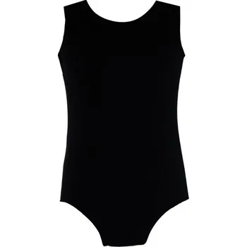 VFstyle Bavlněný gymnastický dres bez rukávu černý Velikost: M Velikost od 122