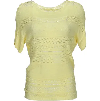 Dámský svetr 183 halenka sv háčk./103574 barva: žlutá, velikost: UNI