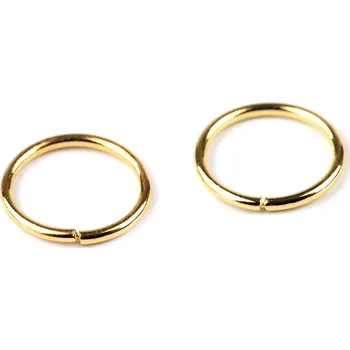 Kroužek spojovací Ø12 mm, barva 2 žluté zlato