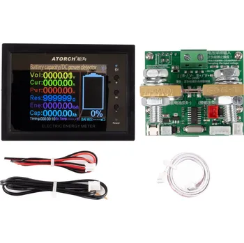 Tester autobaterie Monitor / tester měření kapacity a monitorování stavu akumulátorů. DT24 - 100A / 278V DC s Bluetooth