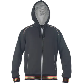 Pánská mikina ČERVA KNOXFIELD mikina s kapucí Barva: antracit, Velikost: 3XL