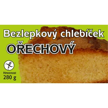 M - Bezlepkový chlebíček ořechový 280g