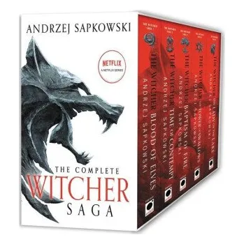 The Witcher Boxed Set: Blood of Elves, the Time of Contempt, Baptism of Fire, the Tower of Swallows, the Lady of the Lake – Danusia Stok,David A. French (EN)