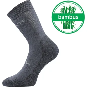 Pánské ponožky VOXX Ponožky silné bambusové BARDEE tmavě šedé 35-38 117601