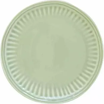 Talíř Easy Life, Itálie Easy Life - Porcelánový dezertní talíř Abitare světle šedý - 19 cm