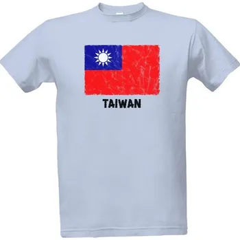 Pánská móda Tričko s potiskem Tchaj-wan nebo Taiwan pánské