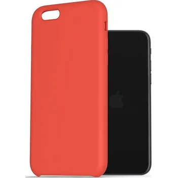 Pouzdro na mobilní telefon AlzaGuard Premium Liquid Silicone Case pro iPhone 7 / 8 / SE 2020 / SE 2022 červené