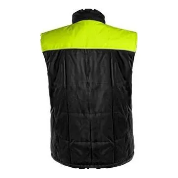 pracovní vesta Vesta CXS SEATTLE, pánská, zimní, fleece, černo-žlutá, vel. M