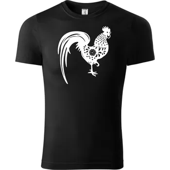 Chlapecké tričko Fenomeno Dětské tričko Kohout - černé Velikost: 158cm/12 let
