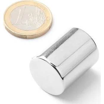 Dekorativní magnet Neodymový tyčový magnet Ø 20 mm, v. 25 mm, diametral, síla 15 kg