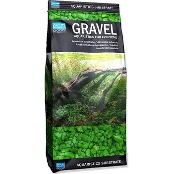 Písek AQUA EXCELLENT 3-6 mm svítivě zelený 1kg