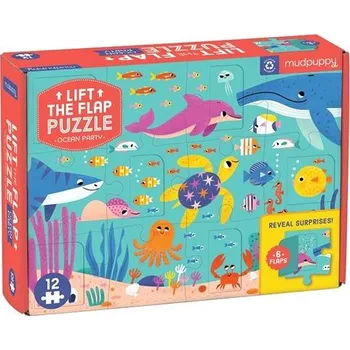 Puzzle Puzzle - Lift-the-flap - Oceán (12 ks)