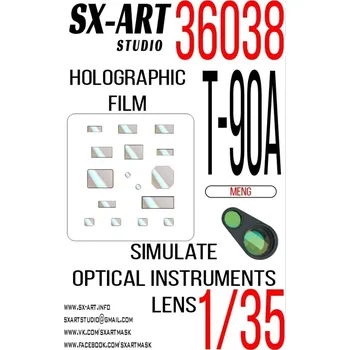 Plastikový model 1/35 Holographic film T-90 Clear (MENG)