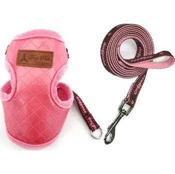 Postroj pro psa Dog Pose Quilting Easy Harness kšíry růžová varianta M