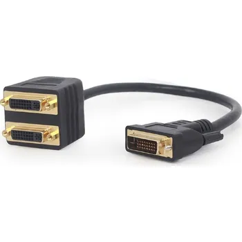 Redukce GEMBIRD A-DVI-2DVI-01 DVI-D male to dual DVI female adapter/splitter 0.3m black