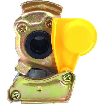 Příslušenství ke kompresoru Spojka vzduchová bez ventilu M16, max.13bar, žlutá [P1602]