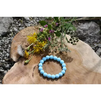 Náramek NEONIES PASTELOVÝ NÁRAMEK - BABY BLUE. 17 cm