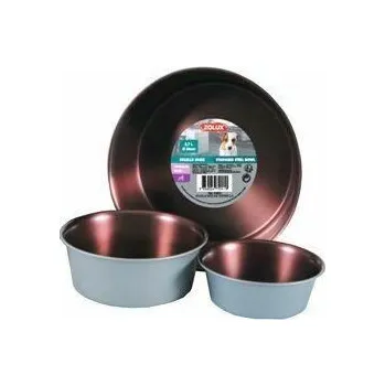 Miska pro psa Miska nerez protiskluz COPPER 1,1L
