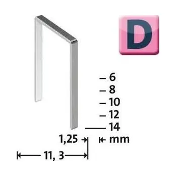 Spona do sešívačky STEINEL SPONY DO SPONKOVAČKY NOVUS, TYP SPON D 53F/6, č.042-0374