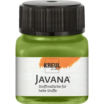 Speciální výtvarná barva Kreul Barva na světlý textil JAVANA 20 ml OLIVOVÁ ZELENÁ