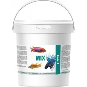 Krmivo pro rybičky SAK Mix Granulat 10 200ml/4500g varianta SAK Mix - velikost 1 - pro ryby 3-5cm
