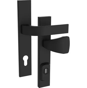 ROSTEX Bezpečnostní kování BK RN1 FONDI (černá) Provedení: M PZ LI (klika levá/madlo pro FAB), Rozteč: 90 mm