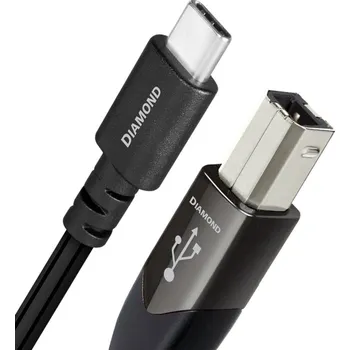Datový kabel AudioQuest Diamond USB B na USB C Délka /m: 1,5