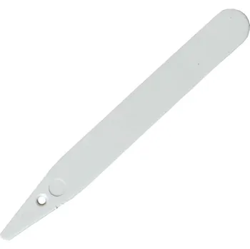 Vánoční dekorace Jmenovka zápich L 4 bílá 10 x 1,4 cm - sada 100 ks