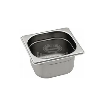 Optinox GN 1/6 (h=65 mm) nerezová plná OPTINOX