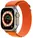 Apple Watch Ultra 49 mm, titan s oranžově alpským řemínkem L