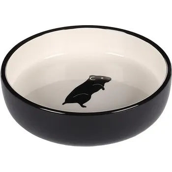 Pro psa Flamingo Keramická miska pro morčata černo-bílá 200ml