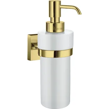 Dávkovač mýdla House - dávkovač tekutého mýdla - porcelán, leštěná mosaz RV369P