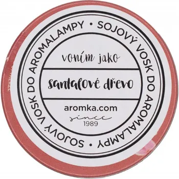 Přírodní vonný vosk do aromalampy sójový - AROMKA Vůně: Santalové dřevo