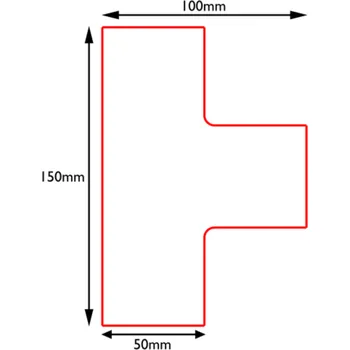 Značení PermaRoute T křižovatka zelená PermaRoute T-křižovatka pro 50mm role