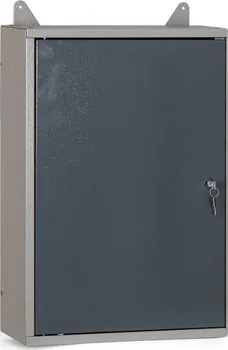 Skříňka na nářadí Hobby III závěsná skříňka na zeď perforovaná 420 x 200 x 600 mm šedá