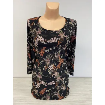 Dámská tunika dámské halenky , Barva Černá, Velikost XXL 48, Materiál 98% Polyester 2% Lycra