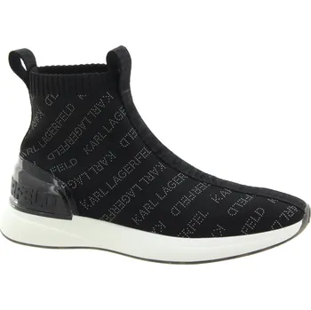 Dámská obuv KARL LAGERFELD Dámský černý textilní kotník KL62144-K0L-845 Velikost 38