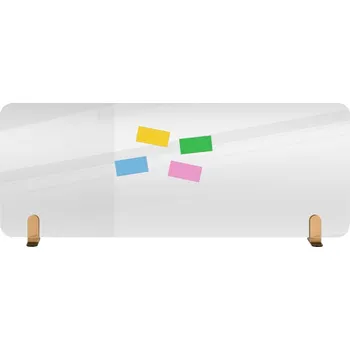 Psací stůl Legamaster Průhledná stolní dělící přepážka 60 x 160 cm samostojící LEG-7209722