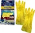 Čisticí rukavice Clanax Standard latex žluté L