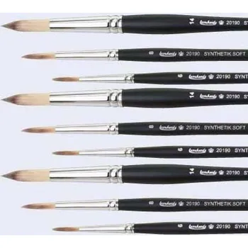 Umělecký štětec VP Štětec pro akvarel kulatý 20190 - vlas syntetický, extra jemný Velikost: č. 0