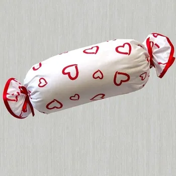 Dekorativní polštářek Polštářek bonbon – Srdce