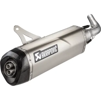 Výfuk pro motocykl Akrapovic Výfuk Akrapovič Slip-On Line SS stříbrný, Vespa GTS, GTV 125, 250, 300 Euro3 / Euro4 AKRAPO35