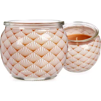 Svíčka Vonná svíčka ve skle, vůně Skořice - 7,2*7,2*6 cm