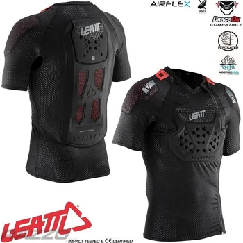 Motocyklový chránič hrudi a pátěře Ochranná vesta Leatt AirFlex Stealth Body Tee L