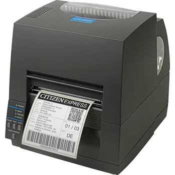 Tiskárna štítků CITIZEN Tiskárna etiket CL-S621II termotransfer 203 dpi USB RS-232 Ethernet Barcode řezačka