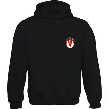 Pánská mikina Mikina s kapucí 7. mechanizovaná brigáda - simple - černá