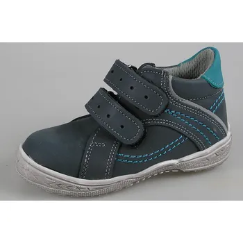 Chlapecké polobotky Essi dětská kotníková obuv S 2202 tm. modrá Velikost: 19